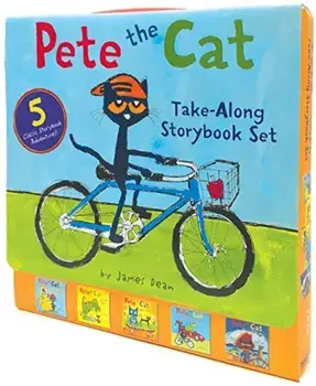 Pete the Cat Take-Along Storybook Set: 5-Book 8x8 Set, Paperback/James Dean