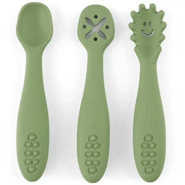 Petite&Mars Take&Match 6m+ linguriță pentru copii Sweet Pea 3 buc