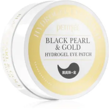 Petitfée Black Pearl & Gold masca hidrogel pentru ochi