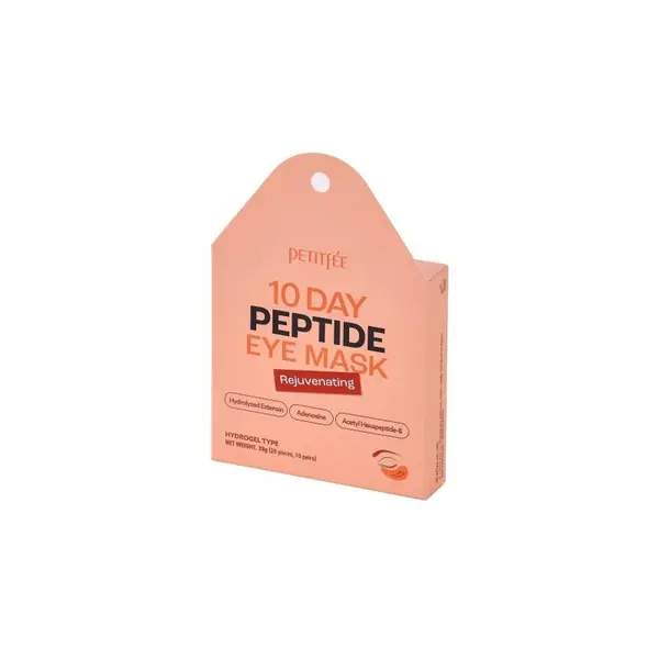 Petitfee Peptide Eye Mask 10 Days Plasturi pentru ochi cu peptide de reînnoire cu 10 zile, 20 buc. Volum 1x20 buc