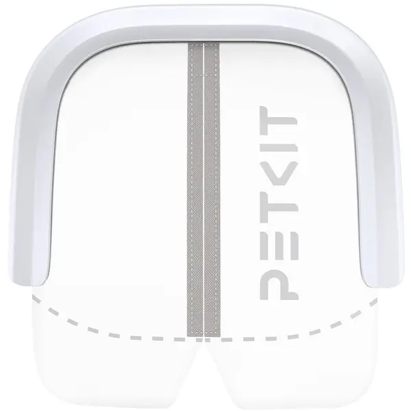 PETKIT Capac cu intrare frontala PETKIT pentru PUROBOT Crystal Duo, Transparent cu rama alba