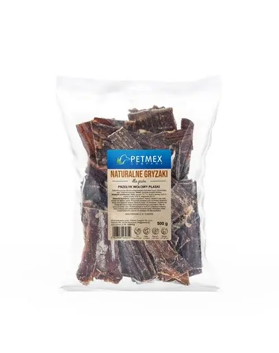 PETMEX Recompense naturale caini, esofag plat de vita 500g