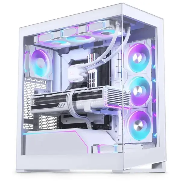 PHANTEKS Caracasa PC Phanteks NV5 MK2, Middle Tower, Fara sursa, E-ATX,ATX,mATX,mITX, Alb
