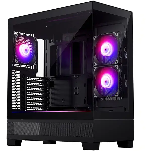 PHANTEKS Carcasa PHANTEKS XT VIEW, DRGB, Mid Tower, Tempered Glass, Negru