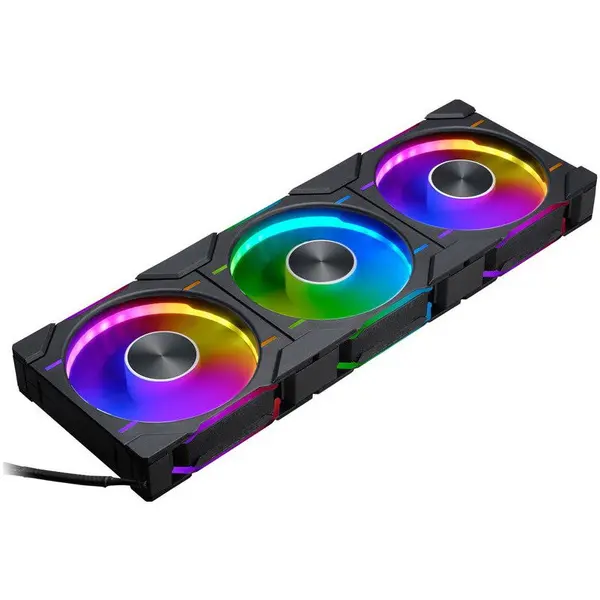 PHANTEKS Ventilator / radiator Phanteks D30-120 Regular RGB PWM 120mm Three Fan Pack Black