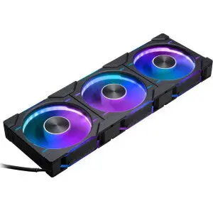 PHANTEKS Ventilator / radiator Phanteks D30-120 Reverse RGB PWM 120mm Three Fan Pack Black
