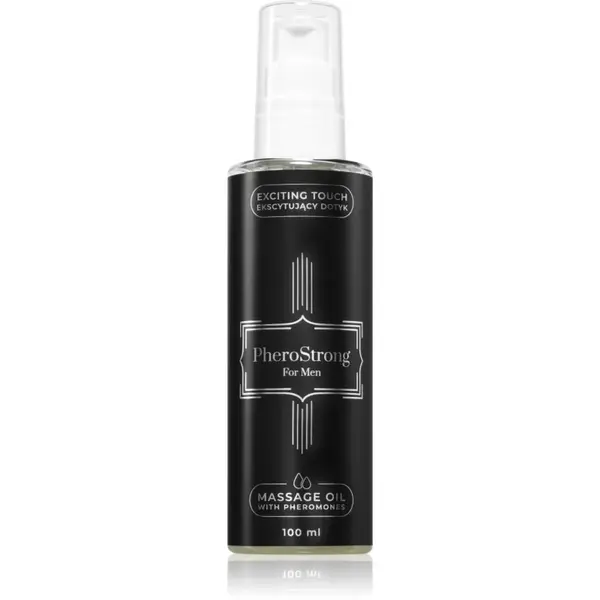 PheroStrong Massage Oil With Pheromones ulei de masaj cu feromoni pentru bărbați 100 ml