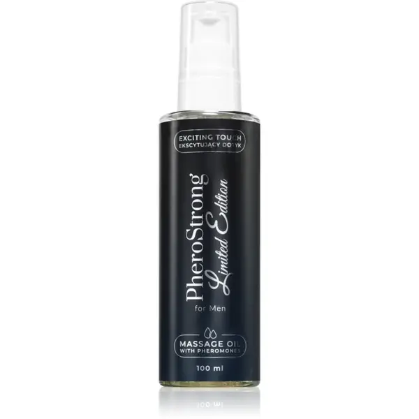 PheroStrong Massage Oil With Pheromones ulei de masaj cu feromoni pentru bărbați Limited Edition 100 ml