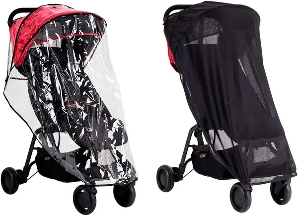 Phil&Teds Mountain Buggy Nano Set husă de ploaie și parasolar Mountain Buggy Nano
