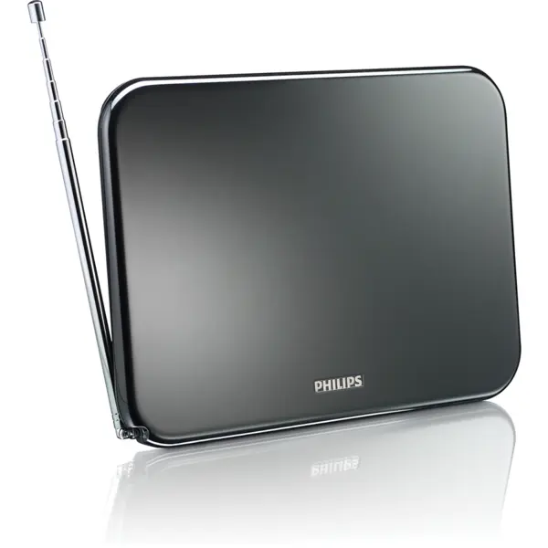 Philips Antena TV Philips, amplificare 42 dB, filtru GSM, interior