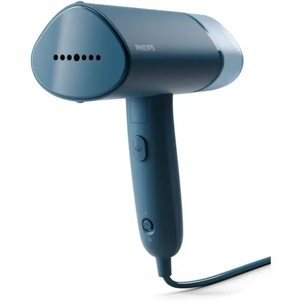 Philips Aparat de calcat vertical cu aburi Philips 3000 STH3000/20, 1000W, Pana la 20g/min, Gata in cca. 30s, Indicator luminos, Rezervor de apa detasabil de 100ml, Cablu 2m, Comutator, Compact si pliabil