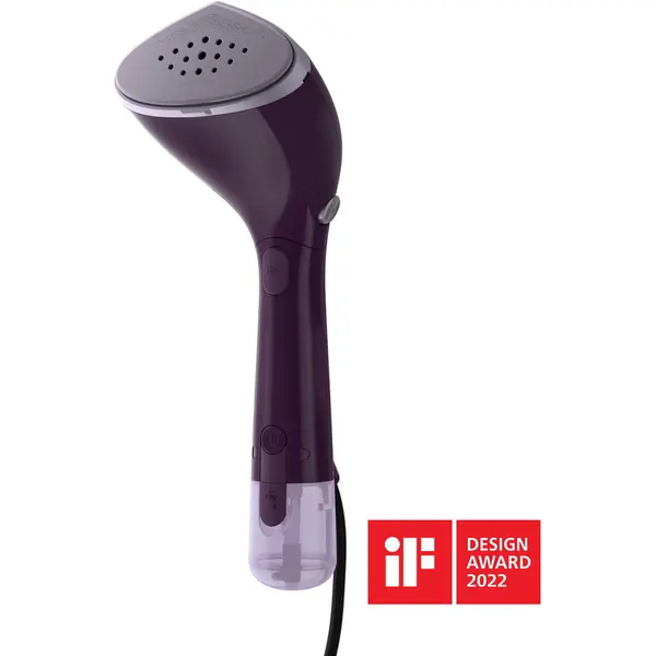 Philips Aparat de calcat vertical portabil Philips STH7050/30 Seria 7000, 1500W, debit abur 28 g/min, Rezervor de 100 ml detasabil + rezervor de apa suplimentar de 200 ml, Talpa OptimalTEMP, 30 sec. Incalzire, cap reglabil, 2 niveluri de abur, 870 g, Sty