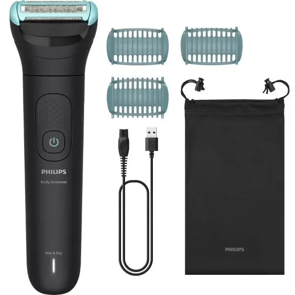 Philips Aparat de tuns Philips BG5470/15, fara fir, Wet & Dry, autonomie 100 min