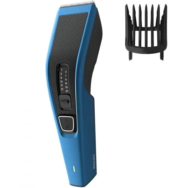 Philips Aparat de tuns PHILIPS Series 3000 HC3522/15, acumulator, autonomie 75 min, albastru