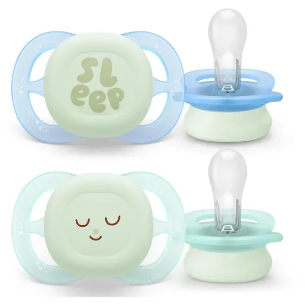 Philips Avent Ultrastart Day&Night SCF075/18 0-2 m suzetă Boy 2 buc