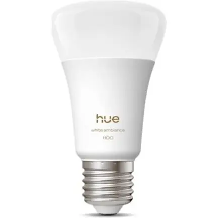 Philips Bec inteligent Philips 8720169364806, E27, 8.1W, 1100 lm, Alb cald-rece