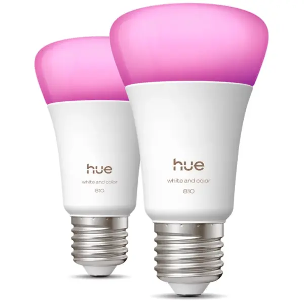 Philips Bec inteligent Philips Hue, E27, Multi-color, 810 lm, 6W