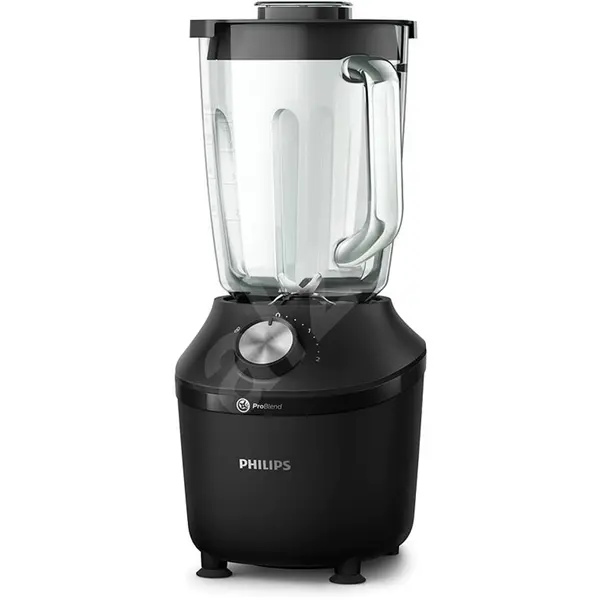 Philips Blender Philips Seria 3000 HR2291/01, 600W, 2l, 2 viteze+Pulse, zdrobire gheata, Sistem ProBlend, Negru