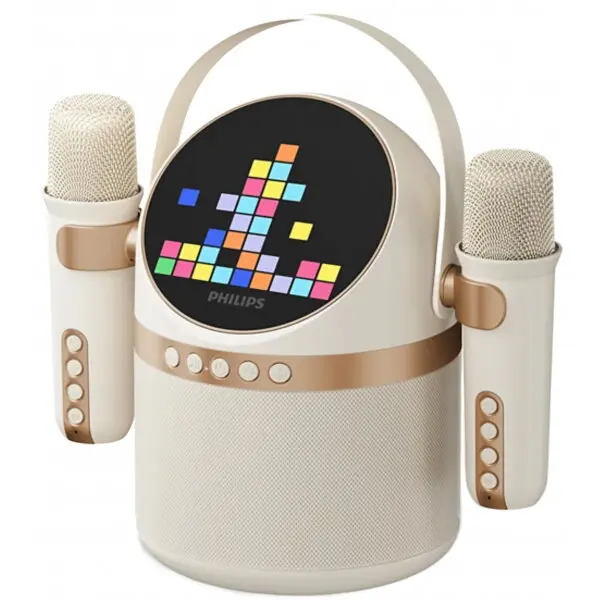 Philips Boxa Portabila Bluetooth Philips, 10W, Karaoke, Bej TAS2509WT/00