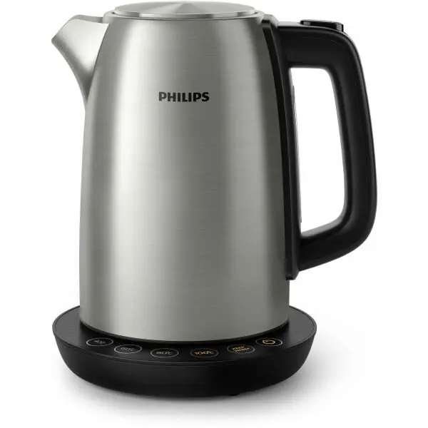 Philips Fierbator Philips HD9359/90, 2200 W, 1.7 L, control temperatura, Negru