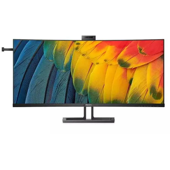 Philips Monitor IPS LED Philips 39.7 40B1U6903CH/00, 5K (5120 x 2160), HDMI, DisplayPort, Ecran Curbat, Boxe, Negru