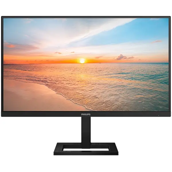 Philips Monitor Philips, 27, IPS, 4K, UHD, 60Hz, 4ms, HDR10, FlickerFree, Boxe 2W x 2, HA, HDMI, USB, hub, USC-C, 27E1N1900AE/00, Negru