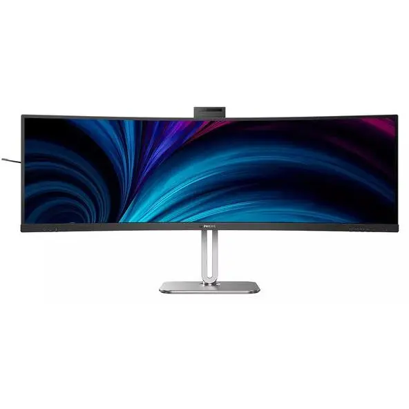 Philips Monitor VA LCD Philips 48.8 49B2U6900CH/00, Dual QHD (5120 x 1440), HMDI, DisplayPort, Ecran Curbat, Boxe, Negru/Argintiu