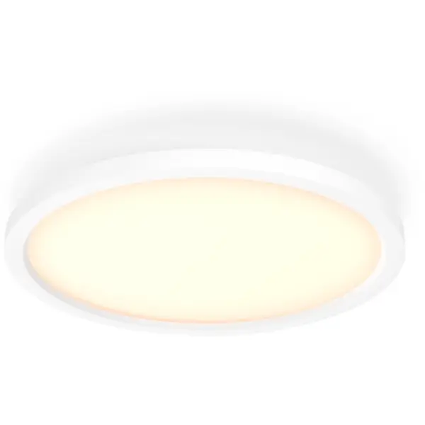 Philips Panou LED inteligent rotund Philips Hue Aurelle, marime S, 21W, reglare de la alb cald la alb rece, Bluetooth, Alb