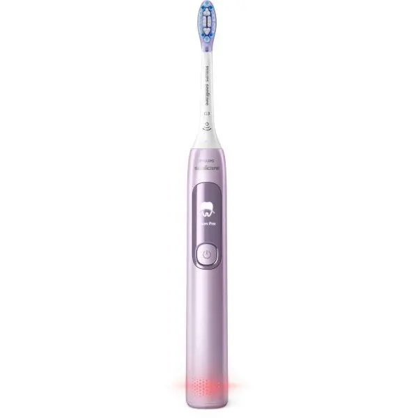 Philips Periuta de dinti electrica Philips Sonicare Advanced Clean Special Edition HX3792/12, Senzor presiune, 5 moduri, QuadPacer, SmartTimer, Ecran inteligent, Autonomie 14 zile, Roz metalic