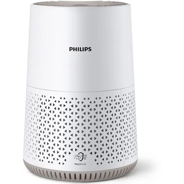 Philips Purificator de aer Philips Seria 600i AC0650/10, Flux de aer 150 m³/h, Filtru NanoProtect HEPA, Mod nocturn, Alb