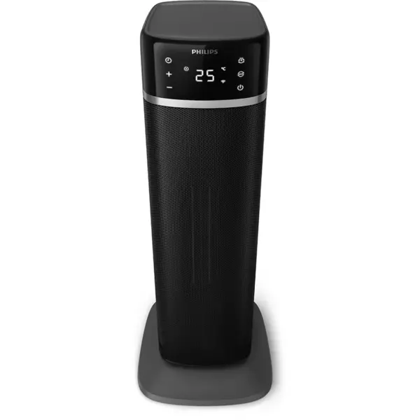 Philips Radiator ceramic Philips CX5120/11, cu economie de energie, Tehnologie de incalzire ceramica PTC, 2000 W, 4 setari, protectie de siguranta, silentios, aplicatie Air+, Negru