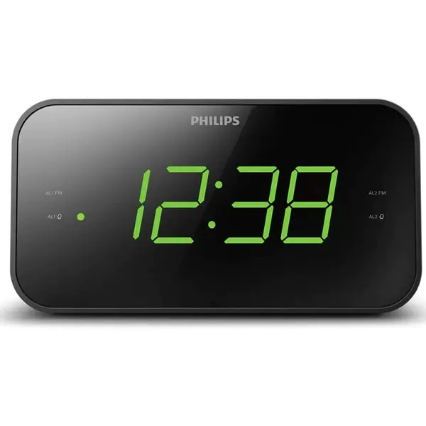 Philips Radio Ceas Philips TAR 3306/12 FM Display, negru