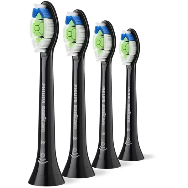 Philips Rezerve periuta de dinti electric Philips Sonicare Optimal White HX6064/88, 4 bucati, Negru