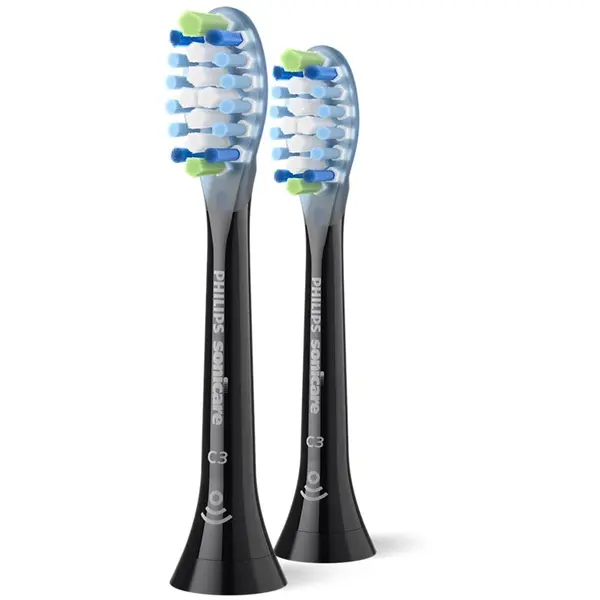 Philips Rezerve periuta de dinti electrica Philips Sonicare Premium Plaque Defence HX9042/88, 2 bucati, Negru