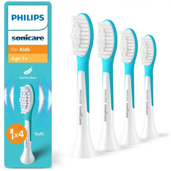Philips Sonicare For Kids 7+ Standard HX6044/90 capete de schimb pentru periuta de dinti pentru copii 4 buc