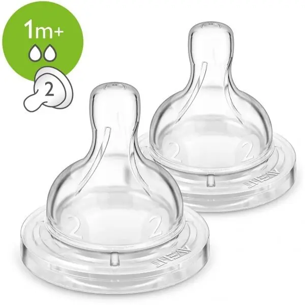 Philips Tetina anticolici Philips-AVENT SCF632/27, 2 gauri