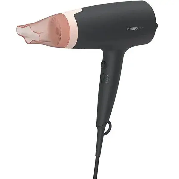 Philips Uscator de par PHILIPS BHD350/10, 6 viteze, 6 trepte temperatura, 2100W, Negru-Roz
