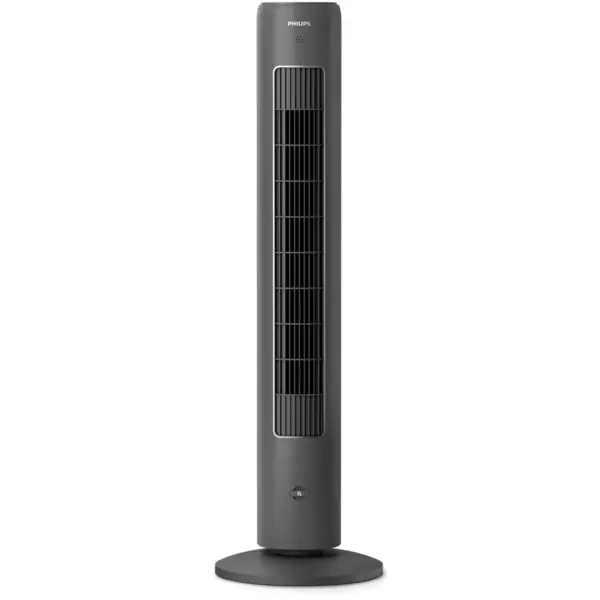 Philips Ventilator turn Philips Seria 5000 CX5535/11, 3 trepte viteza, 40 W, Telecomanda, Gri inchis