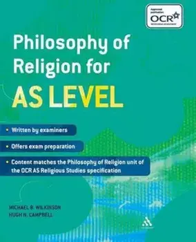 Philosophy of Religion for AS Level, Paperback/Michael B Wilkinson