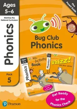 Phonics - Learn at Home Pack 5 (Bug Club), Phonics Sets 13-26 for ages 5-6 (Six stories + Parent Guide + Activity Book)/Vicky Shipton
