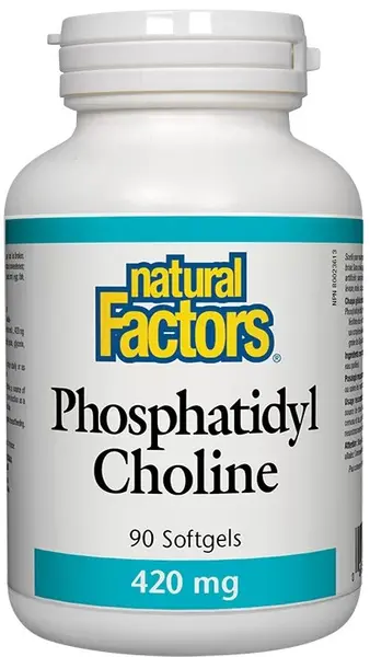 Phosphatidyl Choline, 420 mg, 90 capsule, Natural Factors