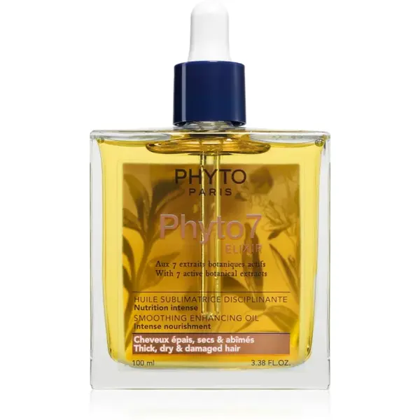 Phyto 7 Elixir Smoothing Enhancing Oil ulei pantru par uscat si deteriorat 100 ml
