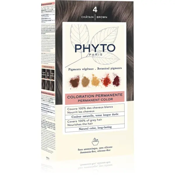 Phyto Color culoare par fără amoniac culoare 4 Brown 1 buc