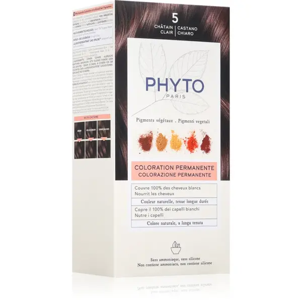 Phyto Color culoare par fără amoniac culoare 5 Light Brown 1 buc