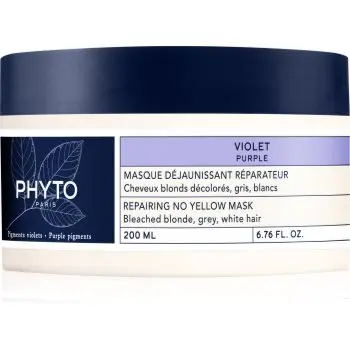 Phyto Violet Repairing No Yellow Mask masca pentru regenerare pentru parul blond cu suvite