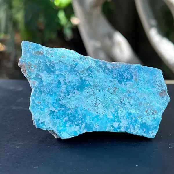Piatra bruta crisocola druzy din Congo model 3