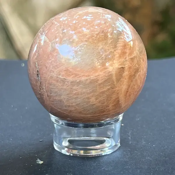 Piatra lunii somon piersica sfera m2