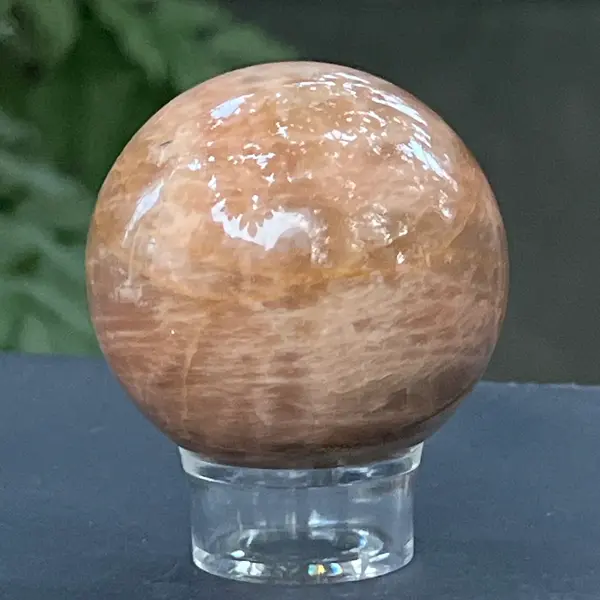 Piatra lunii somon piersica sfera m4