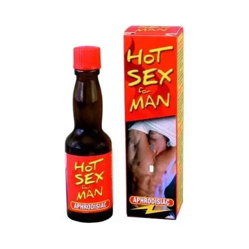 Picături afrodisiace Ruf - Hot Sex for Man, pentru stimularea dorinței și performanței masculine, 20 ml