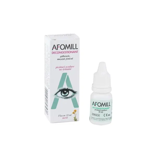 Picaturi oculare decongestionante, Afomill | 10 ml